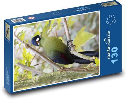 Vták - perie - Puzzle 130 dielikov, rozmer 28,7x20 cm 