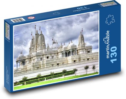 Hinduistický chrám - Georgia - Puzzle 130 dielikov, rozmer 28,7x20 cm 