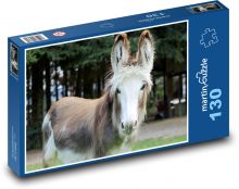 Domestic donkey Puzzle 130 pieces - 28.7 x 20 cm