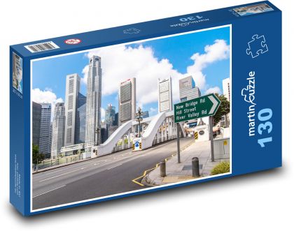 Singapur - Asie  - puzzle 130 dílků