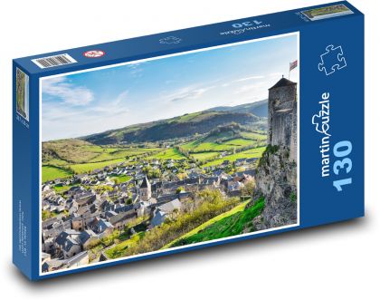 Starówka - Puzzle 130 elementów, rozmiar 28,7x20 cm