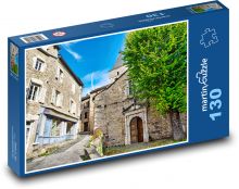 Francie - středověké městečko Puzzle 130 dílků - 28,7 x 20 cm