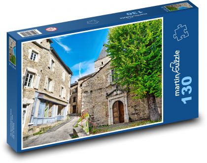 Francie - středověké městečko - puzzle 130 dílků