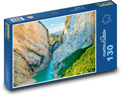 Španělsko - Congost de Mont - puzzle 130 dílků