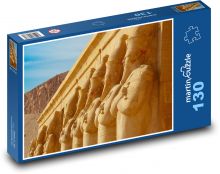 Egypt - sochy Puzzle 130 dílků - 28,7 x 20 cm