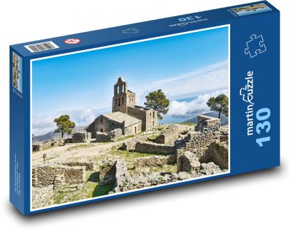 Kostol - stredoveká kaplnka - Puzzle 130 dielikov, rozmer 28,7x20 cm 