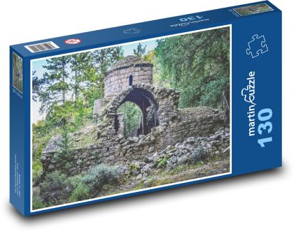 Cyprus - Abandoned Monastery - Puzzle 130 pieces, size 28.7x20 cm 