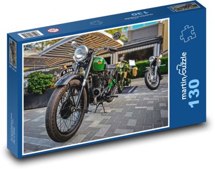 Historic motorcycle - Puzzle 130 pieces, size 28.7x20 cm 