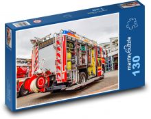 Hasičské auto Puzzle 130 - 28,7x20 cm