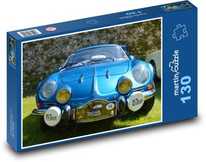 Auto - veterán - Puzzle 130 dielikov, rozmer 28,7x20 cm 