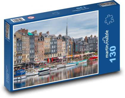 France - Honfleur - Puzzle 130 pieces, size 28.7x20 cm 