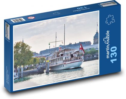 Jezioro Bodeńskie - Puzzle 130 elementów, rozmiar 28,7x20 cm