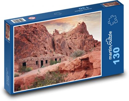 Red Rocks - Las Vegas - Puzzle - 130 Teile