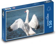 Labuť na jezeře Puzzle 130 - 28,7x20 cm