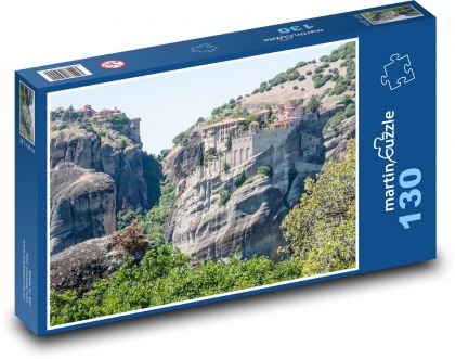 Řecko - město na skále - puzzle 130 dílků