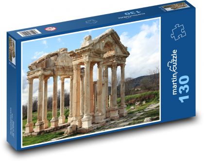 Rzym - starożytne rzeźby - Puzzle 130 elementów, rozmiar 28,7x20 cm