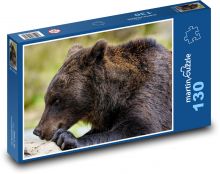 Medvěd hnědý Puzzle 130 - 28,7x20 cm