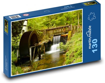 Mühle - Mühlenrad - Puzzle - 130 Teile
