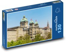 Federálna budova Bern Puzzle 130 dielikov - 28,7 x 20 cm