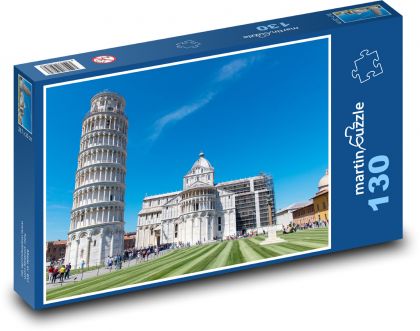 Wieża w Pizie, Włochy - Puzzle 130 elementów, rozmiar 28,7x20 cm