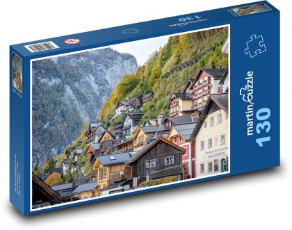 Hallstatt - Austria - Puzzle 130 elementów, rozmiar 28,7x20 cm