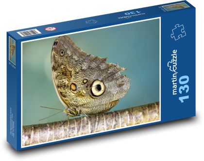 Obrovský motýľ - Puzzle 130 dielikov, rozmer 28,7x20 cm 