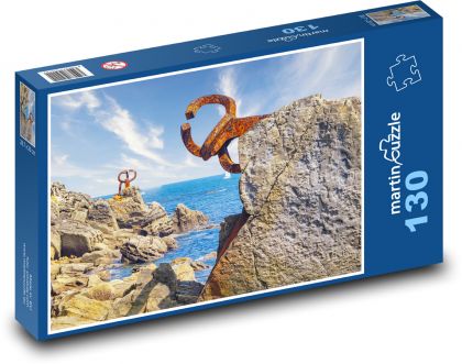 San Sebastian - Spain - Puzzle 130 pieces, size 28.7x20 cm 