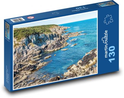 Rocky coastline - Puzzle 130 pieces, size 28.7x20 cm 