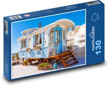 Letní dům v provensálském stylu Puzzle 130 dílků - 28,7 x 20 cm