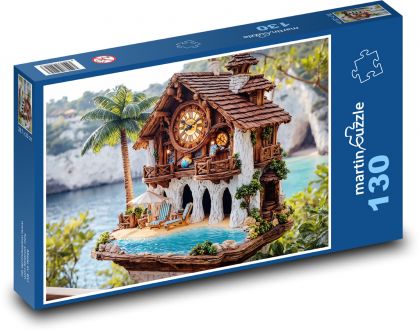 Hours - House - Puzzle 130 pieces, size 28.7x20 cm 