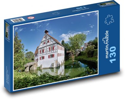 Architektúra - Voda - Puzzle 130 dielikov, rozmer 28,7x20 cm 