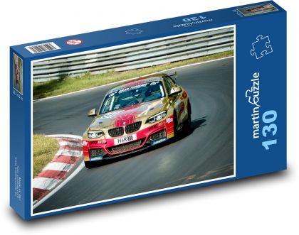 Závodní auto - puzzle 130 dílků