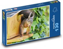 Squirrel - rodent Puzzle 130 pieces - 28.7 x 20 cm