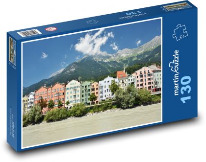 Austria - Innsbruck - Puzzle 130 elementów, rozmiar 28,7x20 cm