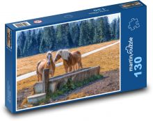 Tirolsko - kone Puzzle 130 dielikov - 28,7 x 20 cm