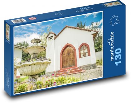 Ekvádor - kostol - Puzzle 130 dielikov, rozmer 28,7x20 cm 
