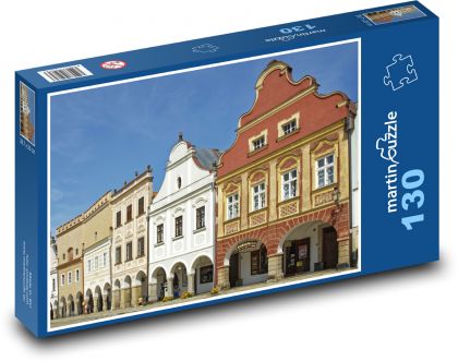 Telc - Republika Czeska - Puzzle 130 elementów, rozmiar 28,7x20 cm