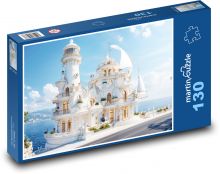 Luxury villa by the sea Puzzle 130 pieces - 28.7 x 20 cm 