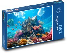 Dům pod mořem - korály Puzzle 130 dílků - 28,7 x 20 cm