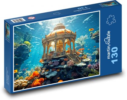 Pavillon unter Wasser - Puzzle - 130 Teile
