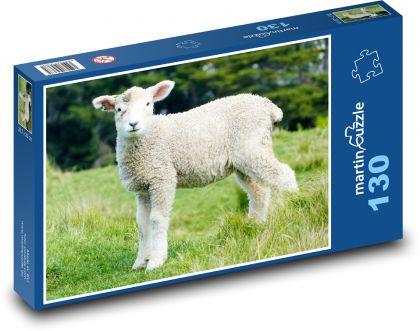 Jahňa - ovce - Puzzle 130 dielikov, rozmer 28,7x20 cm 