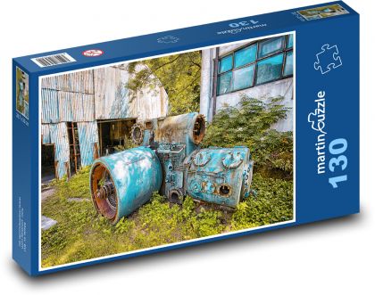 Průmysl - stroj - puzzle 130 dílků