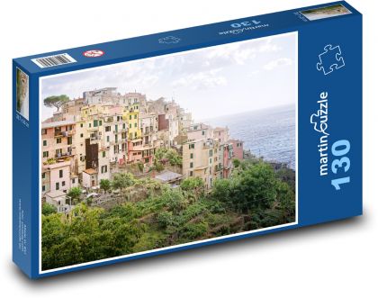 Włochy - Corniglia - Puzzle 130 elementów, rozmiar 28,7x20 cm