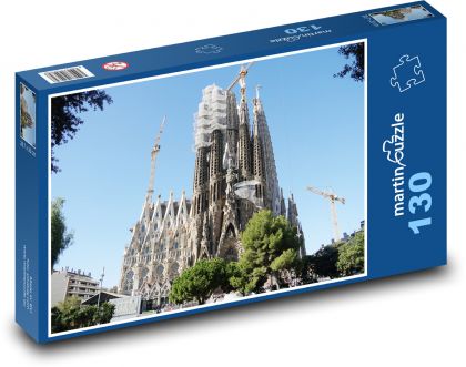 Barcelona - Familia Sagrada - puzzle 130 dílků