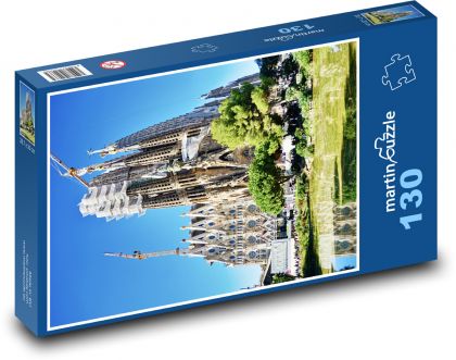 Familia Sagrada - Spain - Puzzle 130 pieces, size 28.7x20 cm 