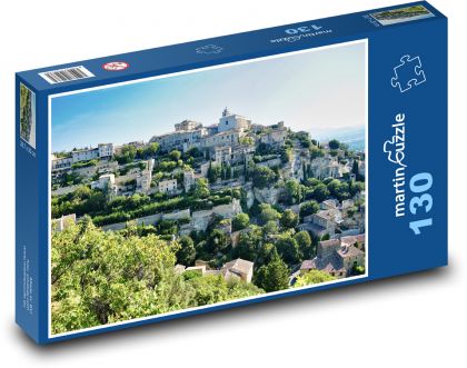 France - Village - Puzzle 130 pieces, size 28.7x20 cm 