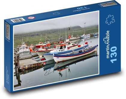 Harbour - anchorage - Puzzle 130 pieces, size 28.7x20 cm 