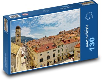 Dubrovnik - streets - Puzzle 130 pieces, size 28.7x20 cm 