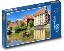 Architektura - jezero Puzzle 130 - 28,7x20 cm