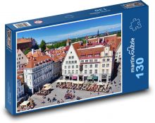 Estonsko - náměstí Puzzle 130 dílků - 28,7 x 20 cm
